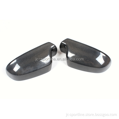 Carbon Fiber Door Side Mirror Cover Compatible with Audi A4 B9 (2013-UP)